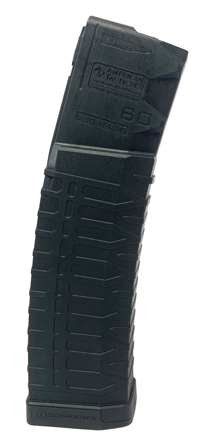 ATI Schmeisser AR-15 Magazine, 5.56/.223, 60 Rounds, Polymer, Black