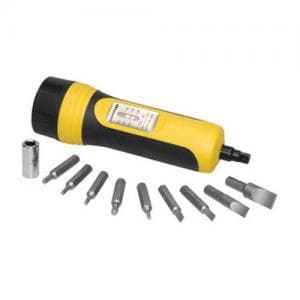 Wheeler FAT Wrench 10 Piece Bit Set 10-65 Inch/lbs Torque