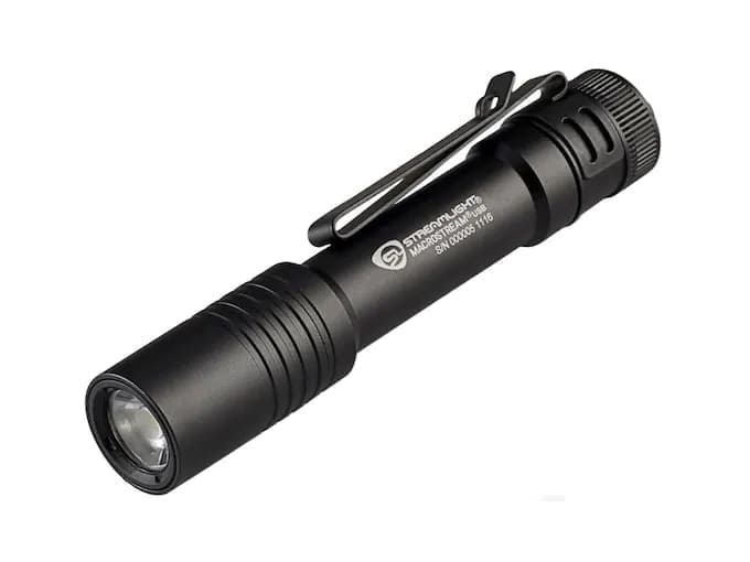 Streamlight MacroStream USB Flashlight LED with Rechargeable Lithium Ion Battery Aluminum Black