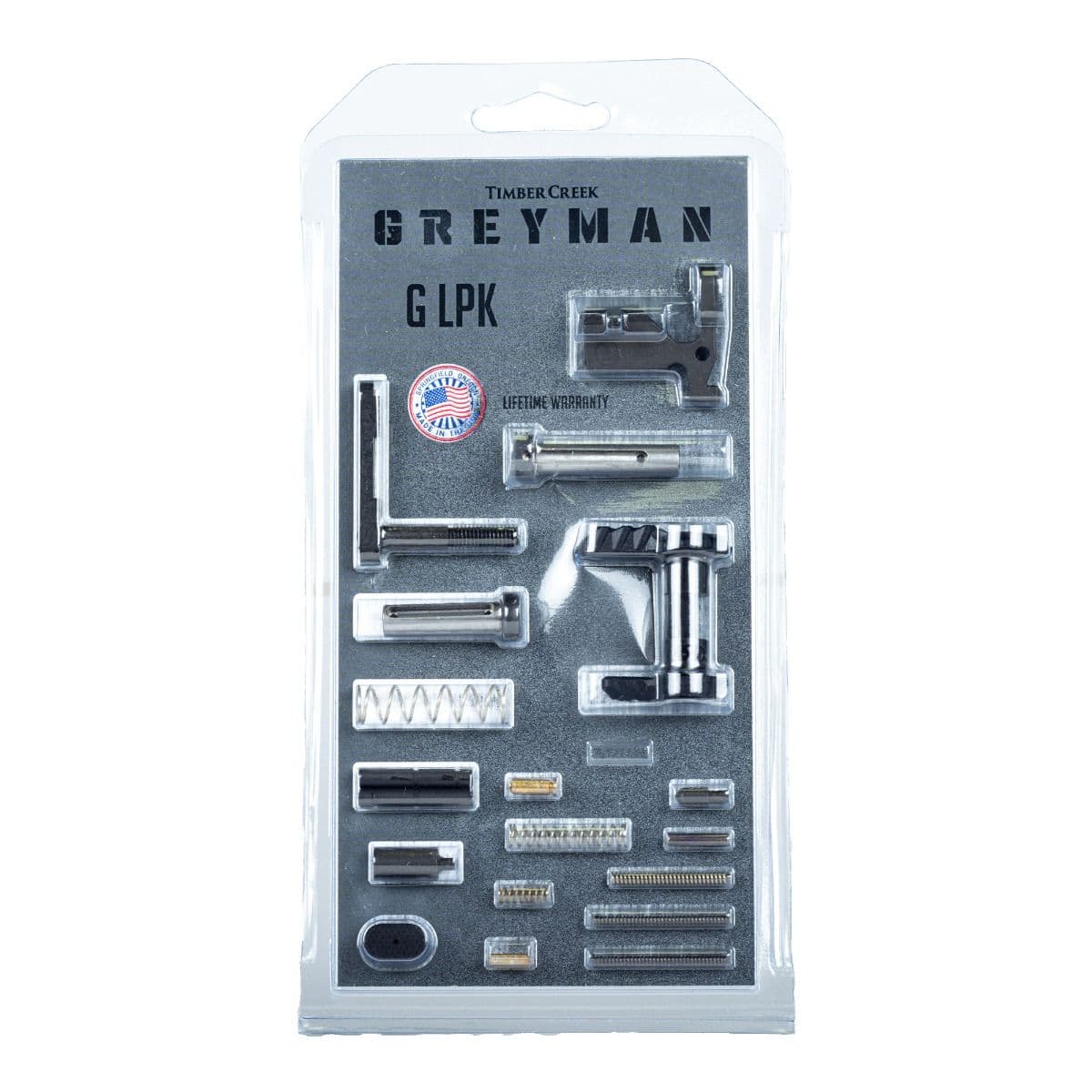 TIMBER CREEK GREYMAN COMPLETE AR-15 BUILD KIT BLACK