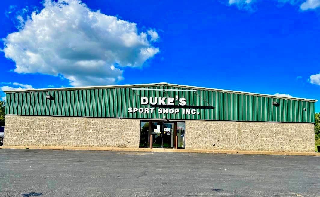 The front of Duke’s Sport Shop in New Castle, PA