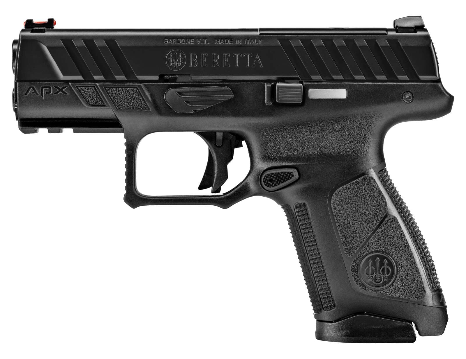 Beretta APX A1 Compact Semi-Automatic Pistol 9mm Luger 3.7" Barrel (2)-15Rd Magazines Matte Black Finish
