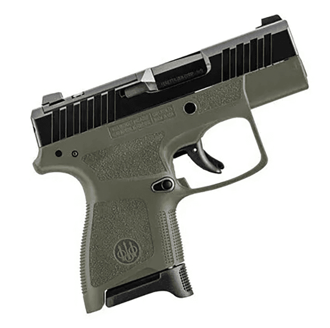 BERETTA APX A1 CARRY, OD GREEN, 9MM, 3.3" BARREL, 8-ROUNDS, OPTICS READY