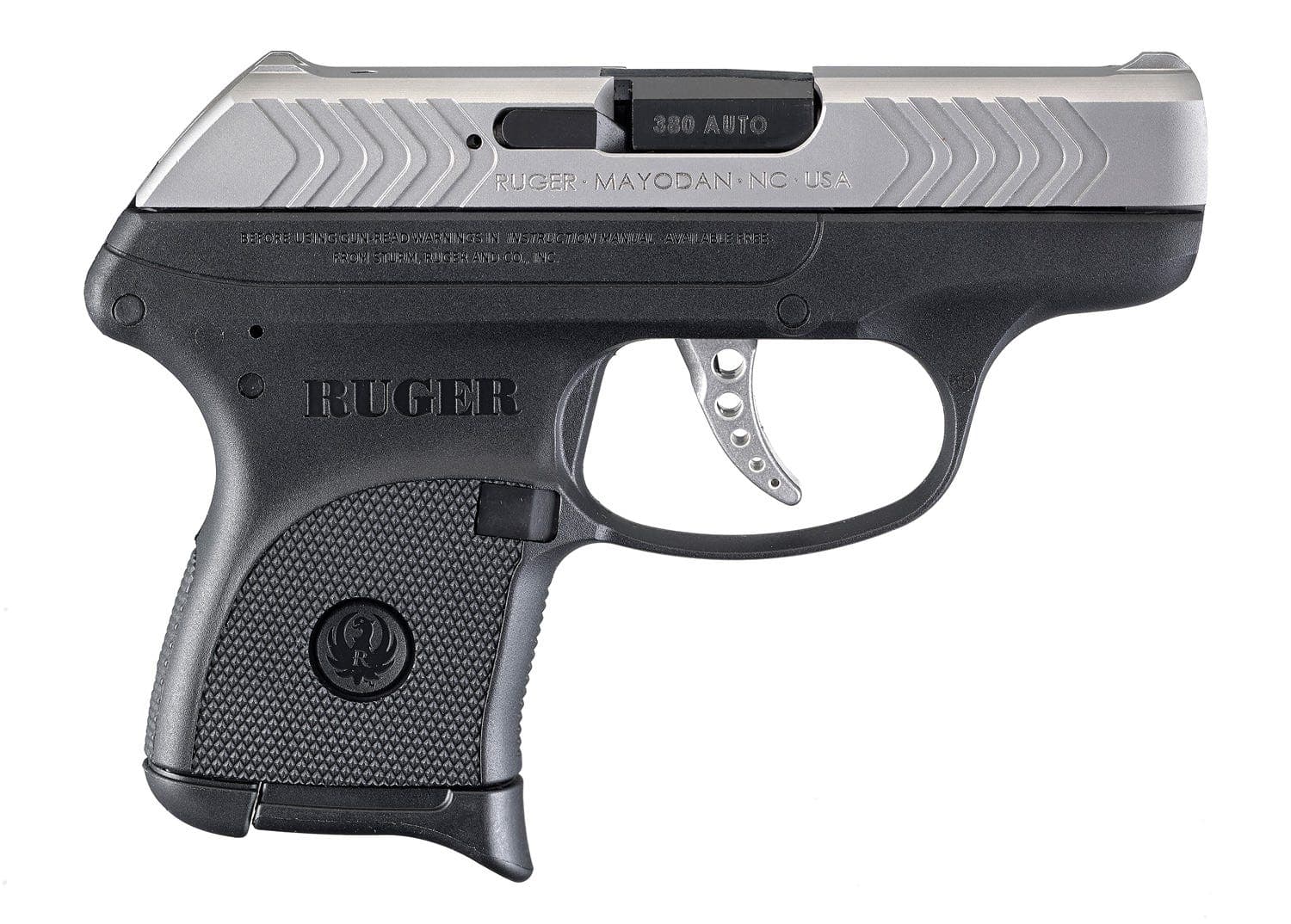 RUGER, LCP, STAINLESS, .380 ACP, 2.75" BARREL, 6-ROUNDS