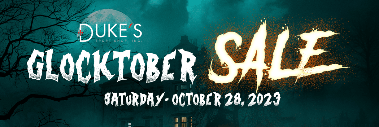 Glocktober sale on October 28th 10am to 5pm