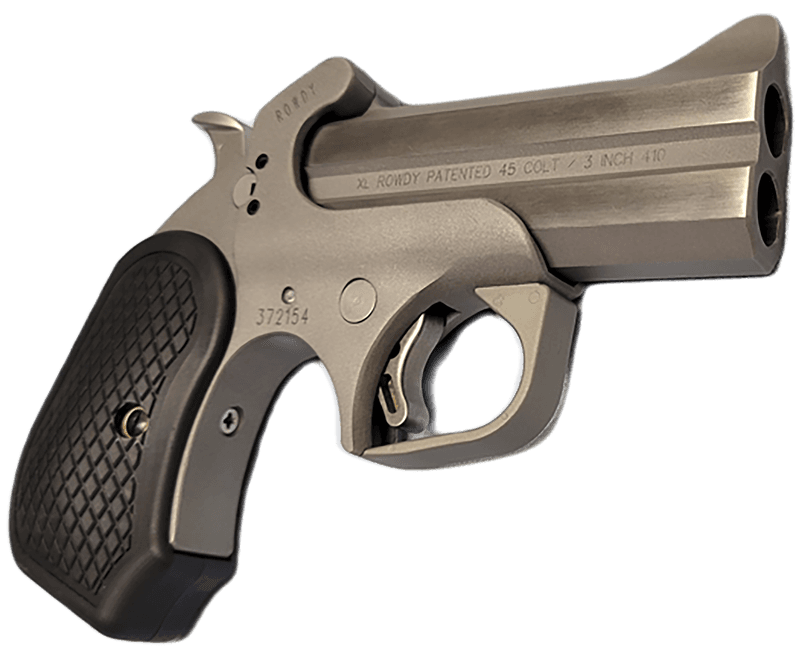 BOND ARMS ROWDY XL STAINLESS .45 COLT / .410 GA 3.5" BARREL 2-ROUNDS