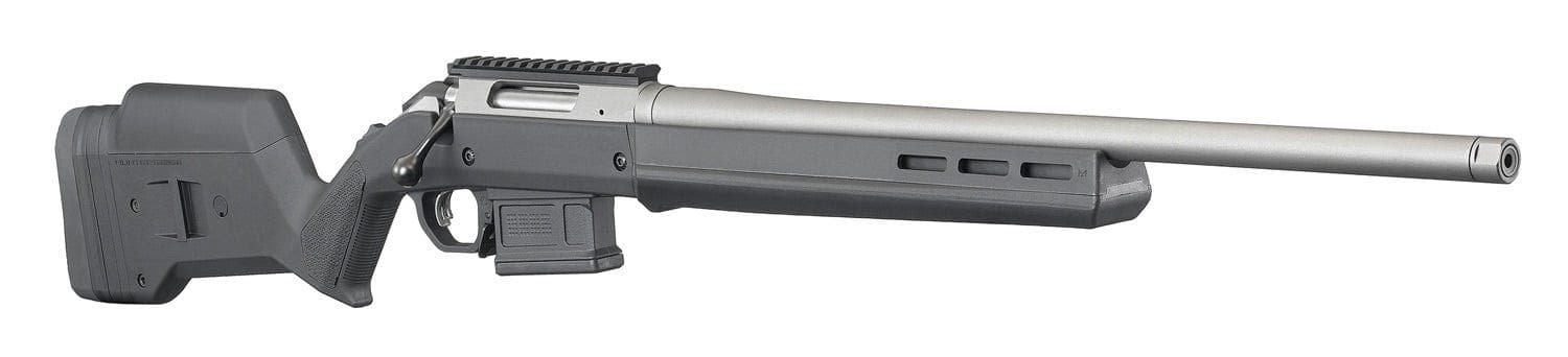 RUGER AMERICAN HUNTER STAINLESS / BLACK 6.5 CREEDMOOR 18" BARREL 5-ROUNDS
