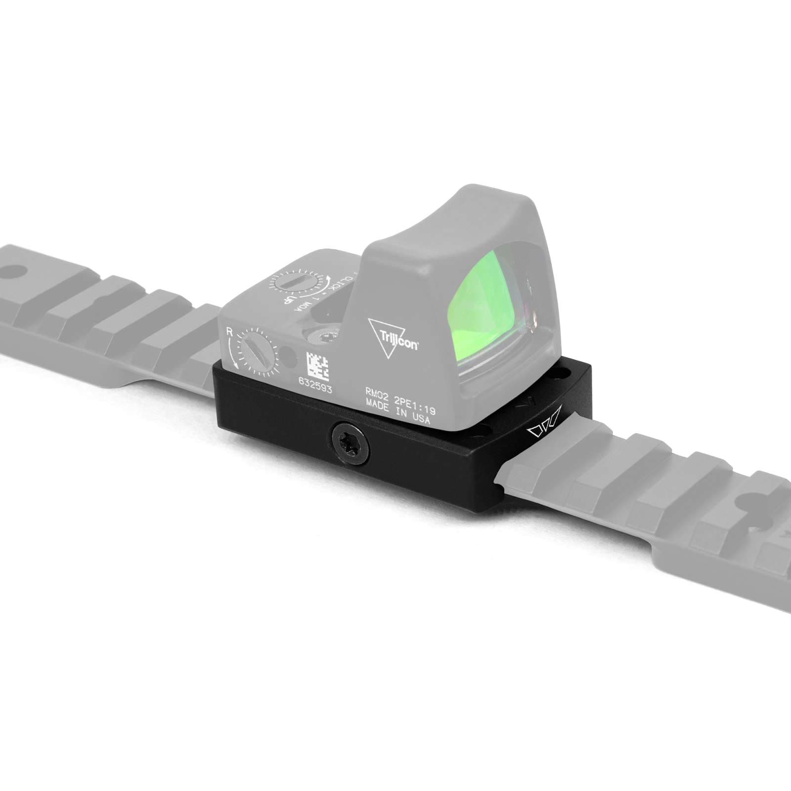WARNE RED-DOT LOW PRO REFLEX MOUNT multi pattern footprint