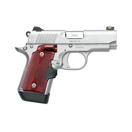 KIMBER MICRO 9 STAINLESS 9MM 3.15" BARREL 7-ROUNDS ROSEWOOD WITH CRIMSON TRACE LASERGRIPS