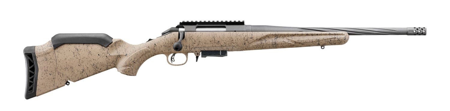 RUGER AMERICAN RANCH GEN 2 FDE 7.62X39 16.1" THREADED BARREL W/ BRAKE 5-ROUNDS