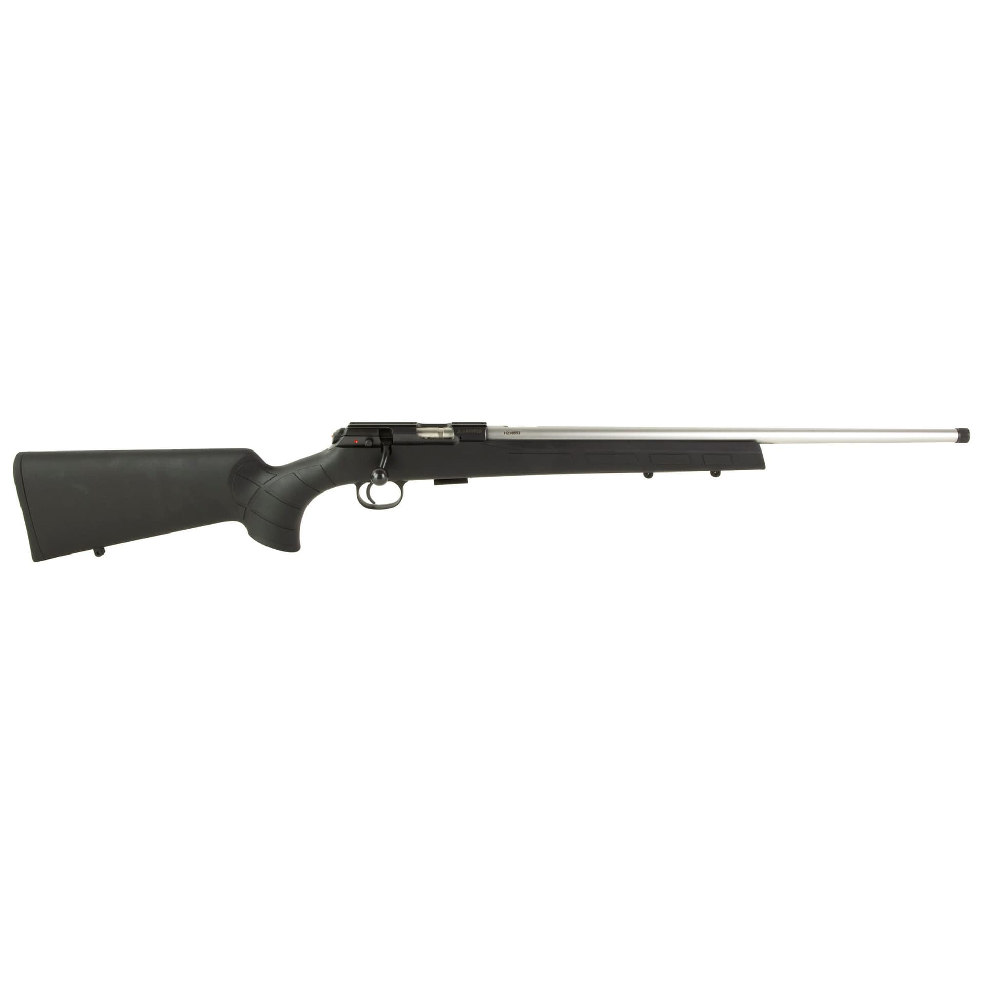 CZ 457 AMERICAN BLACK / STAINLESS .22 LR 20" THREADED BARREL 5-ROUNDS