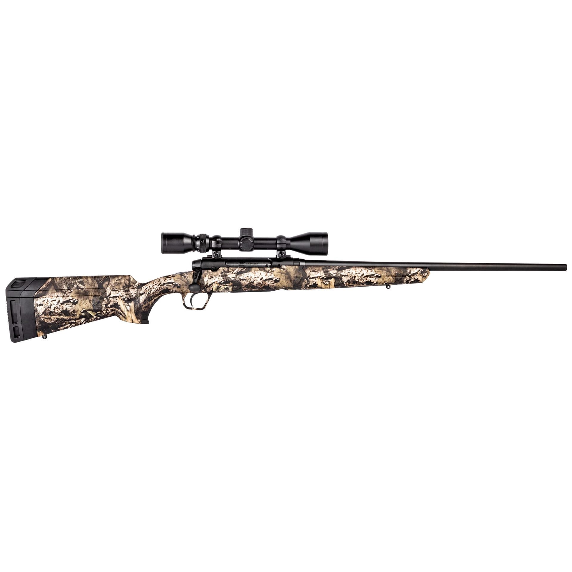 SAVAGE AXIS XP MOSSY OAK BREAK-UP COUNTRY .400 LEGEND 20" BARREL 4-ROUNDS W/ WEAVER SCOPE