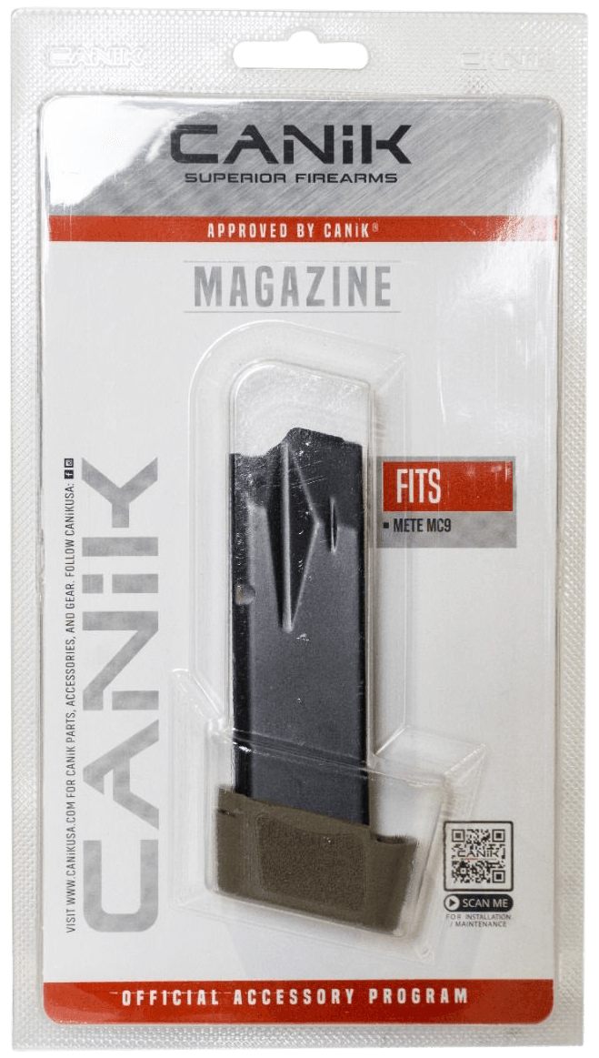 CANIK MC9 MAGAZINE FLAT DARK EARTH 9MM 15-ROUNDS