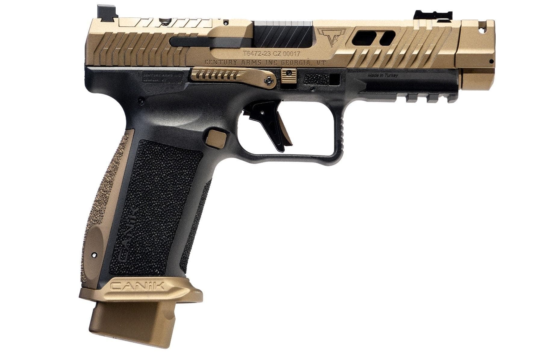 CANIK TTI COMBAT BRONZE 9MM 4.6" BARREL 18/21-ROUNDS