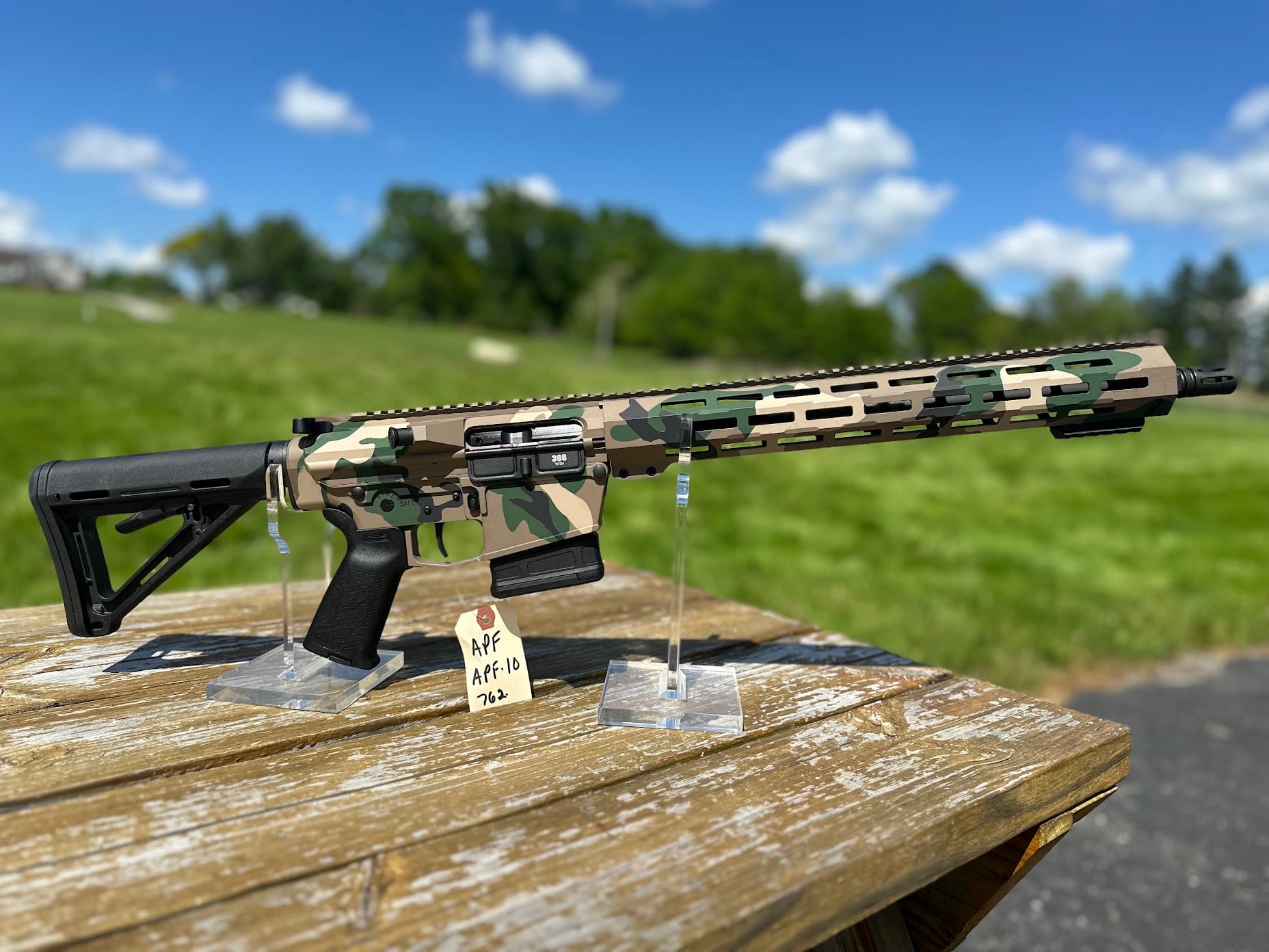 APF (Alex pro firearms) VALOR 308 WIN 18" Woodland Camo
