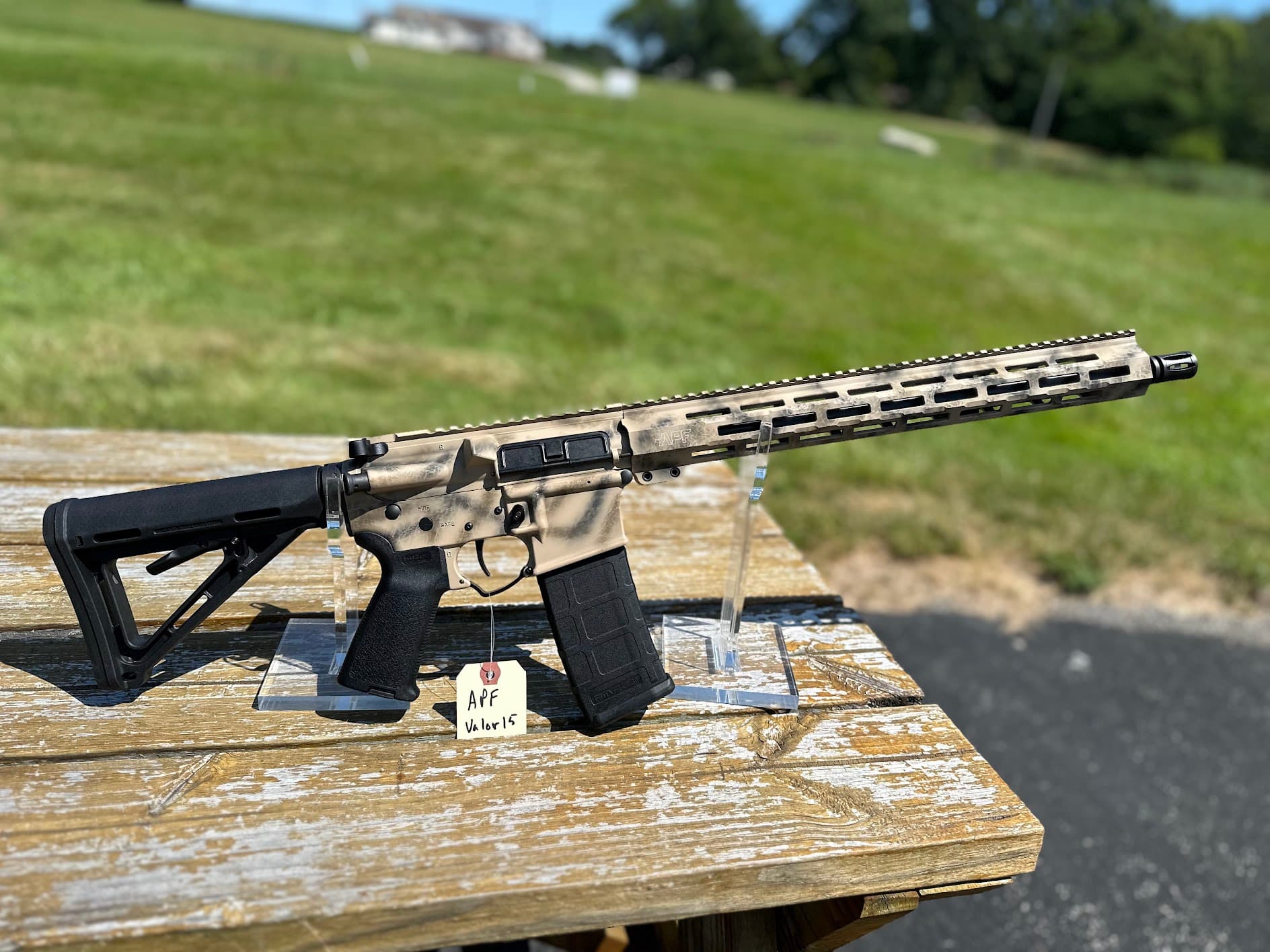 ALEX PRO FIREARMS (APF) VALOR-15 DESERT MESH CAMO 5.56 16"