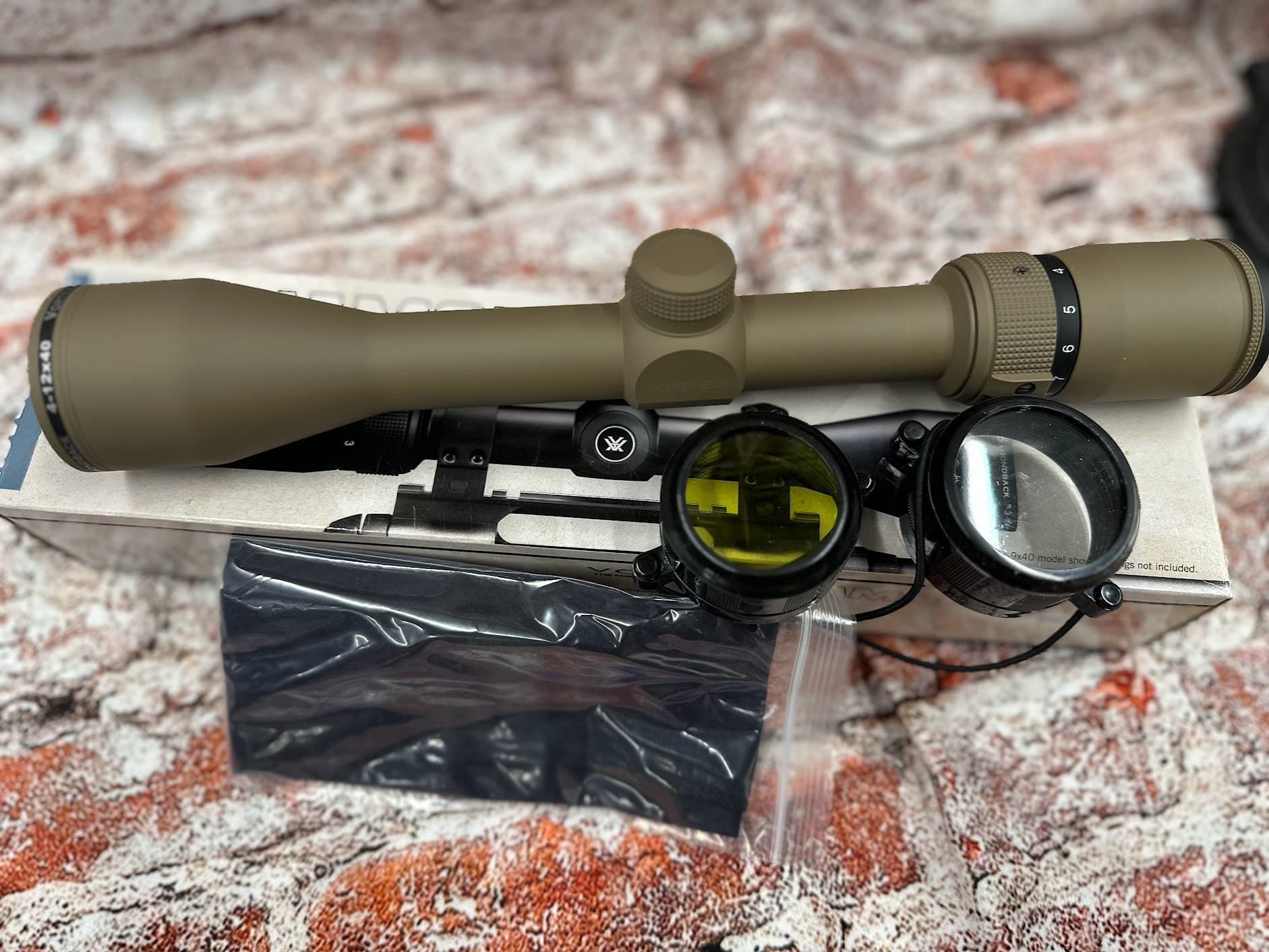 VORTEX DIAMONDBACK 4-12X40BDC SCOPE FDE CERAKOTE