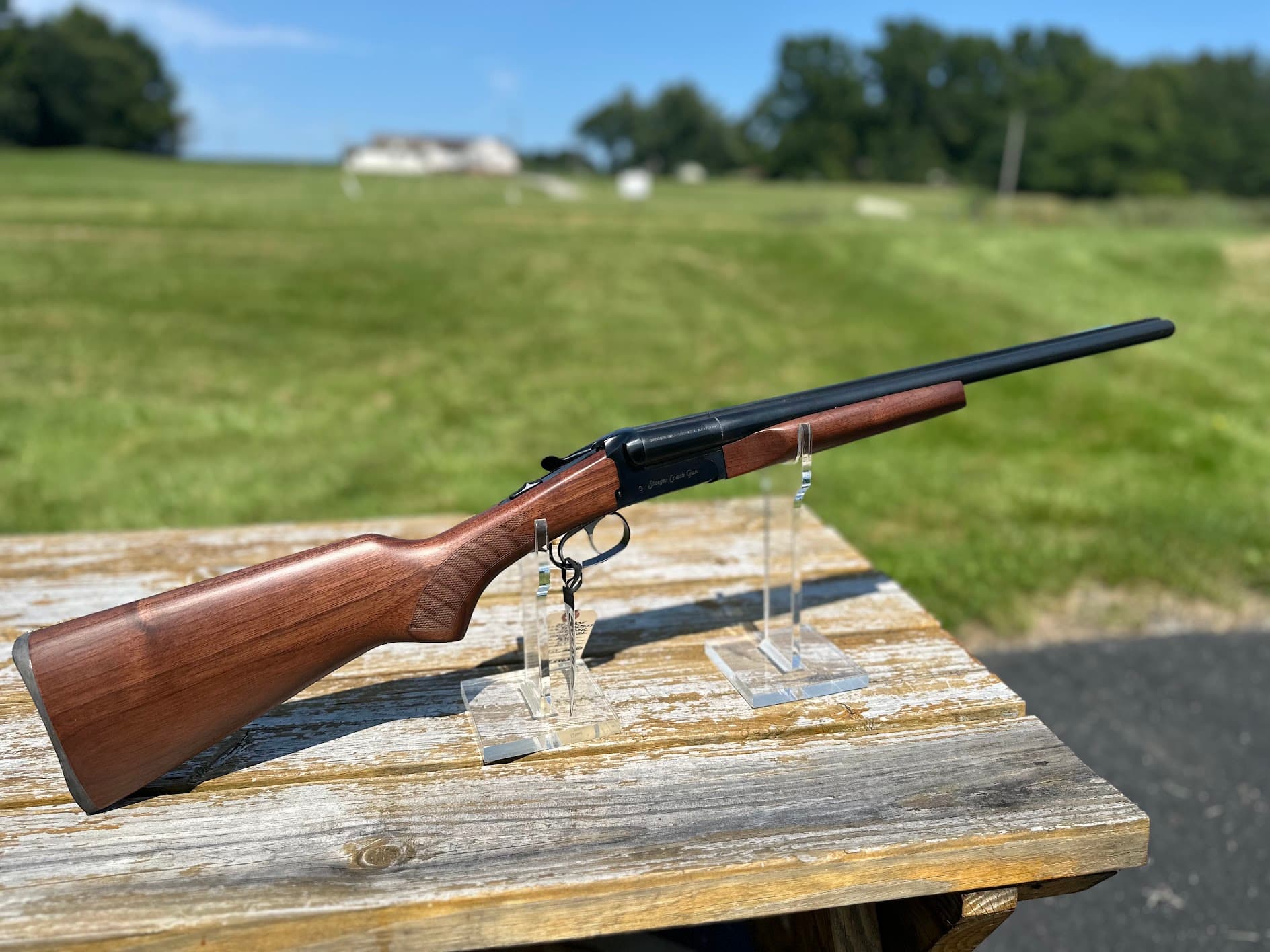 STOEGER Coach Gun 20 Gauge 3" 20" Side by Side Shotgun - Blued / Satin Walnut