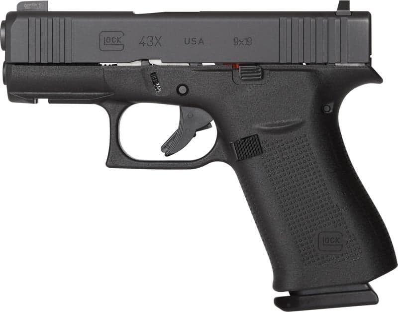 Glock 43X 9mm 3.4" Barrel 10-Rounds w/ Ameriglo Ultimate Carry Sights