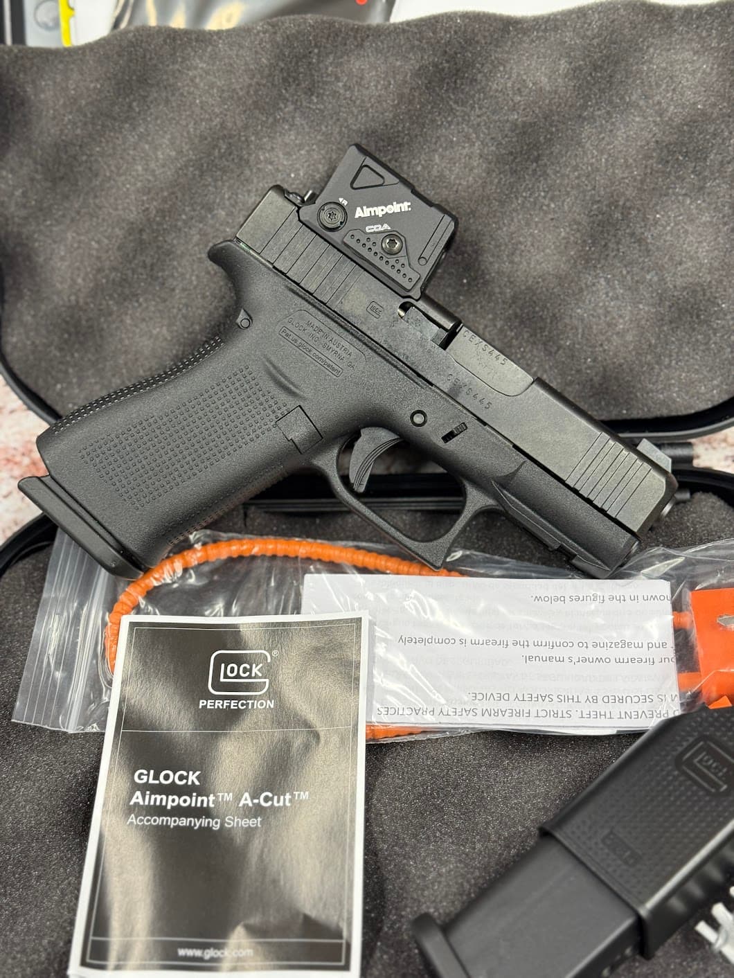 Glock 43X MOS8 9mm 3.4" Barrel 10-Rounds w/ Aimpoint COA