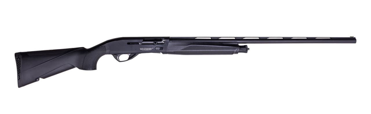 Weatherby Element 2 Synthetic 12 Ga, Black, Synthetic Furniture, 2+1 28"