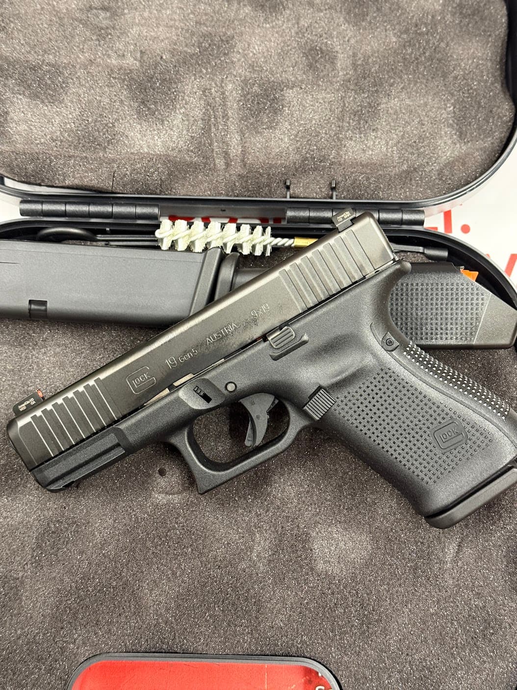 Glock 19 Gen 5 with AmeriGlo Sight 9mm 4.02-inch 15-Round