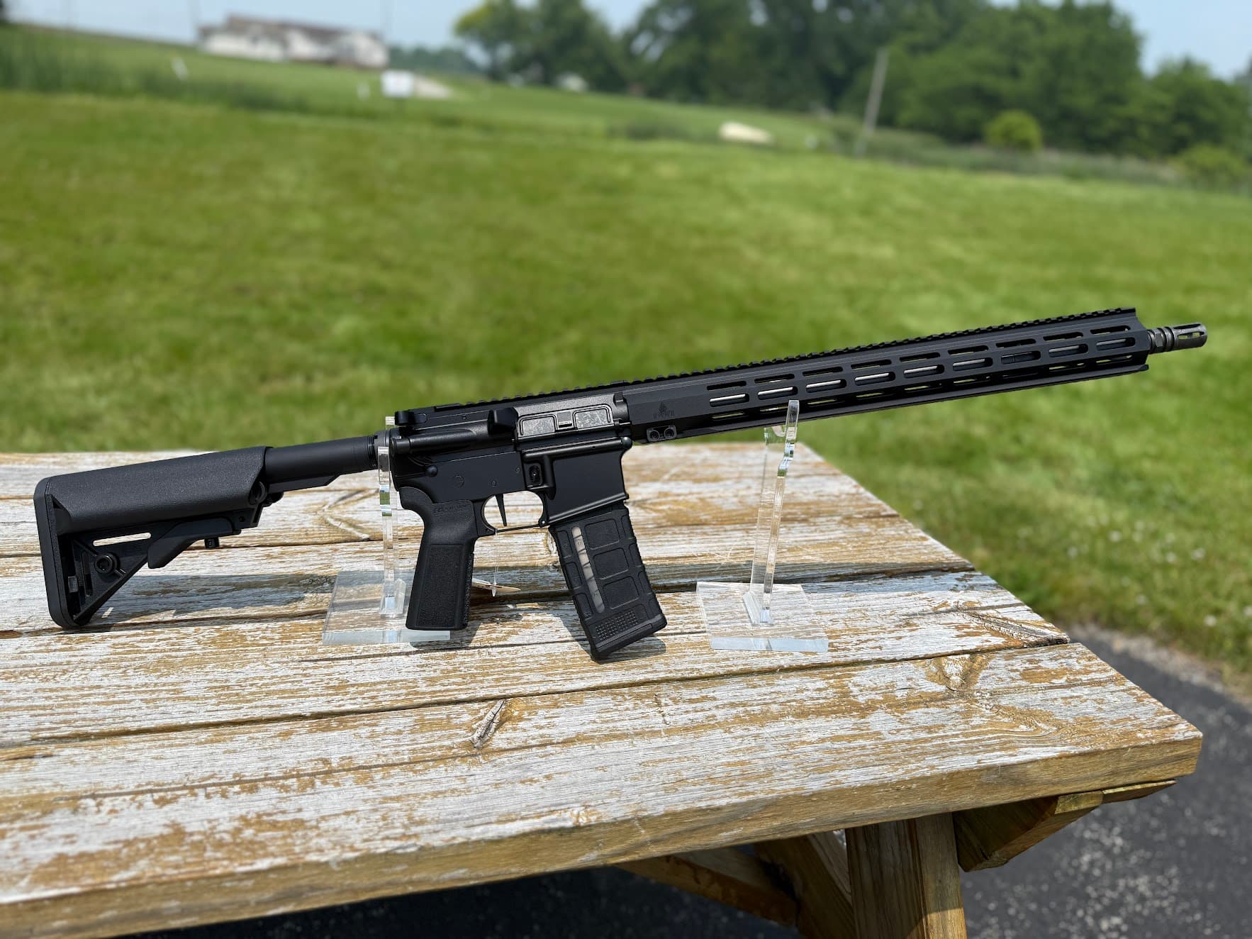 IWI US ZION Z-15 SPR (Special Purpose Rifle) 5.56 NATO 18" Black - 30+1 Rounds | 18" Barrel | Adjustable Stock | Blue/Black