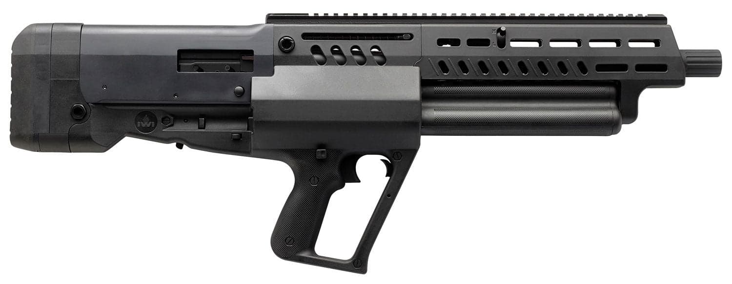 IWI Tavor TS12 18.5" 12 Gauge Shotgun 3" Semi-Automatic, Short Stroke Gas Piston, Black - TS12B