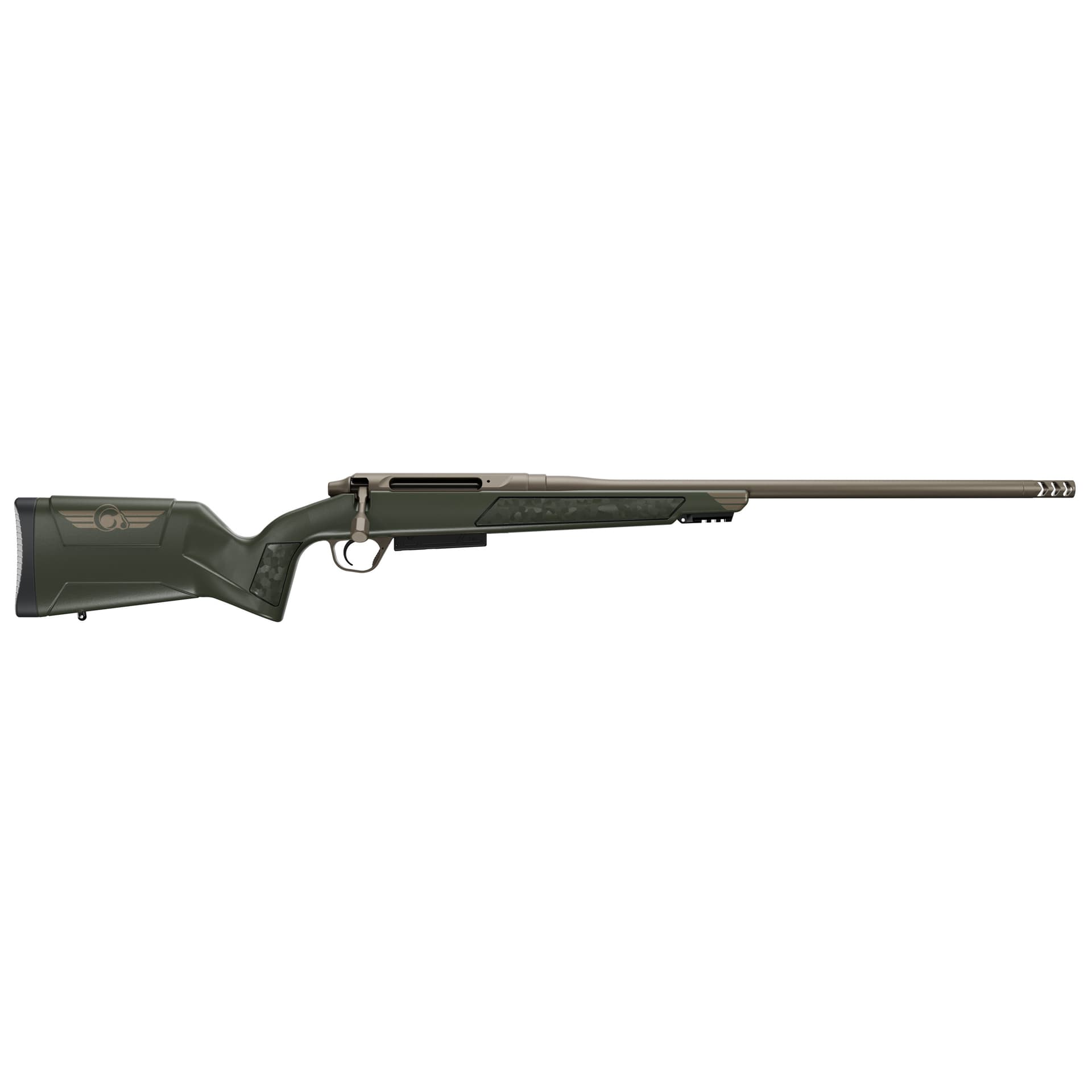 Christensen Arms Evoke Gray w/Bronze Logo .308 Win 20" 1:10" Burnt Bronze Bbl Rifle w/Hybrid Hunter Stock