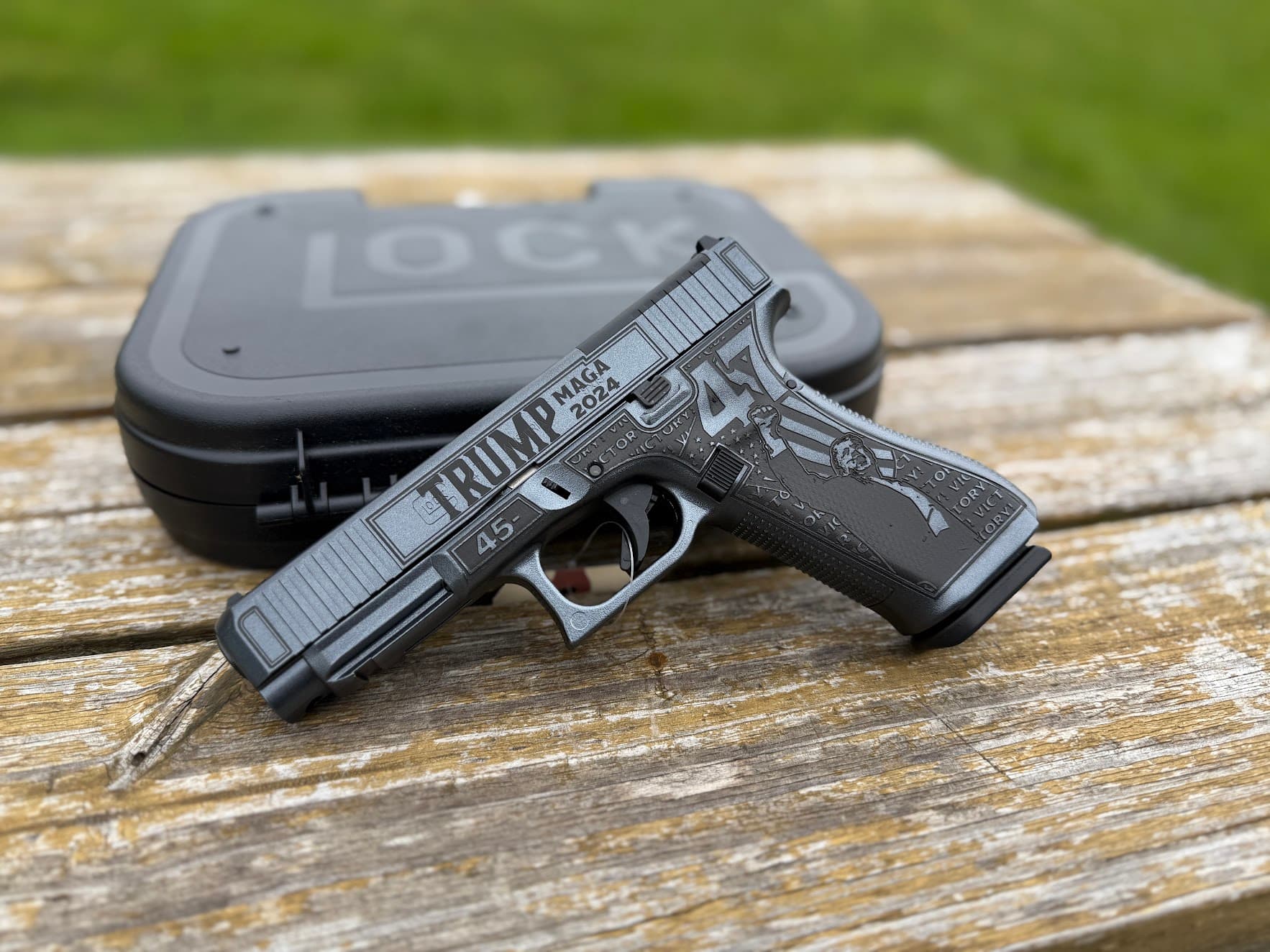 Glock 47 Gen 5 MOS Custom "Trump 47th" Handgun 9mm Luger 17rd Magazines (3) 4.49" Barrel