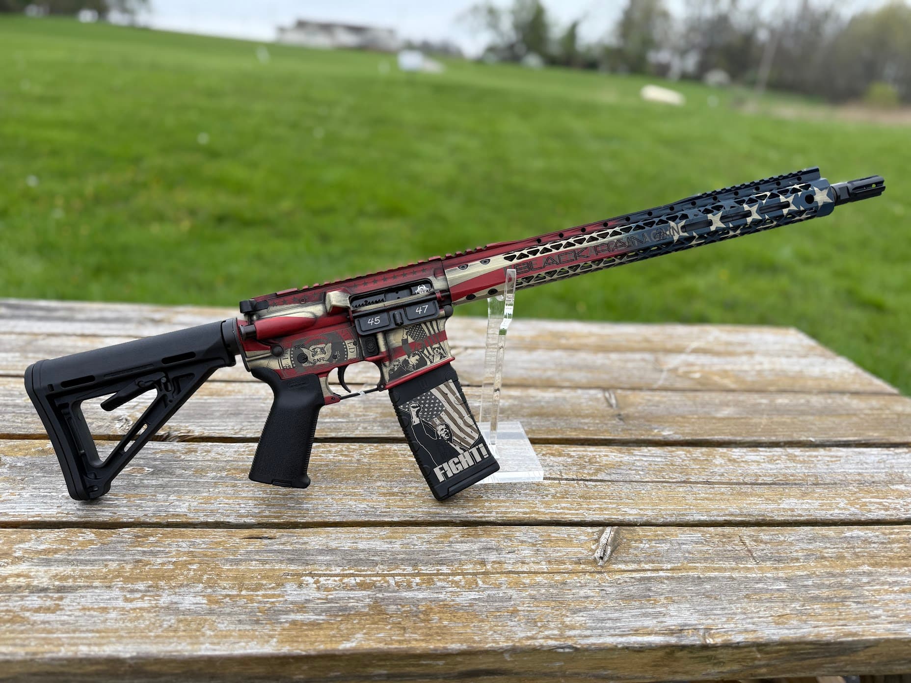 Black Rain Spec 15 American Trump Flag 5.56mm, 16" Barrel, Limited, 30rd