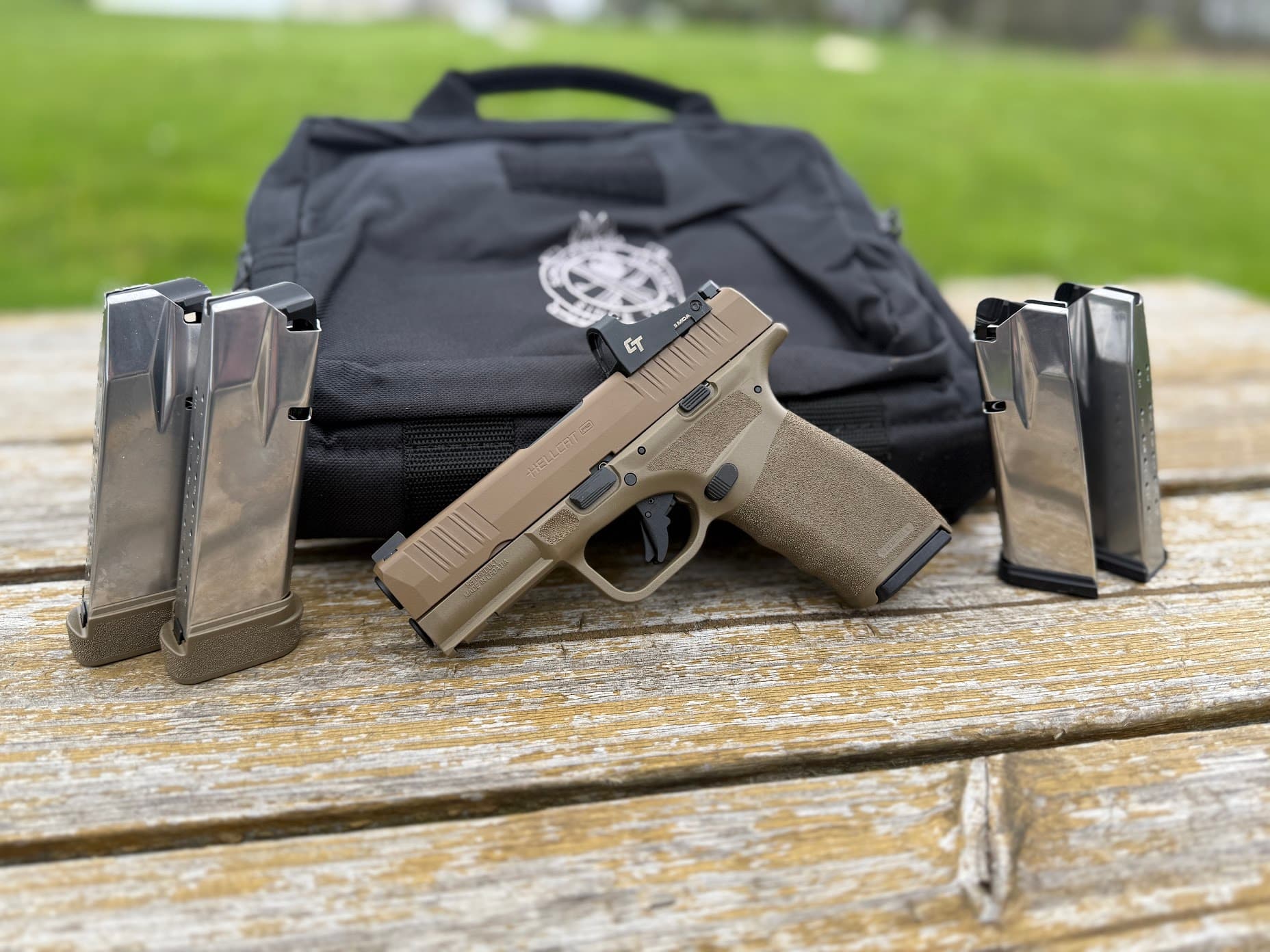 Springfield Armory Hellcat Pro Flat Dark Earth 9mm 3.7" w/CT RDS 17-Rounds OSP Gear Up '25