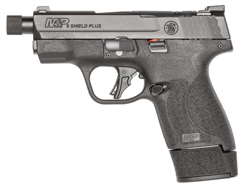 Smith and Wesson M&P9 Shield Plus 9mm 3.7" Threaded Barrel 15-Rounds