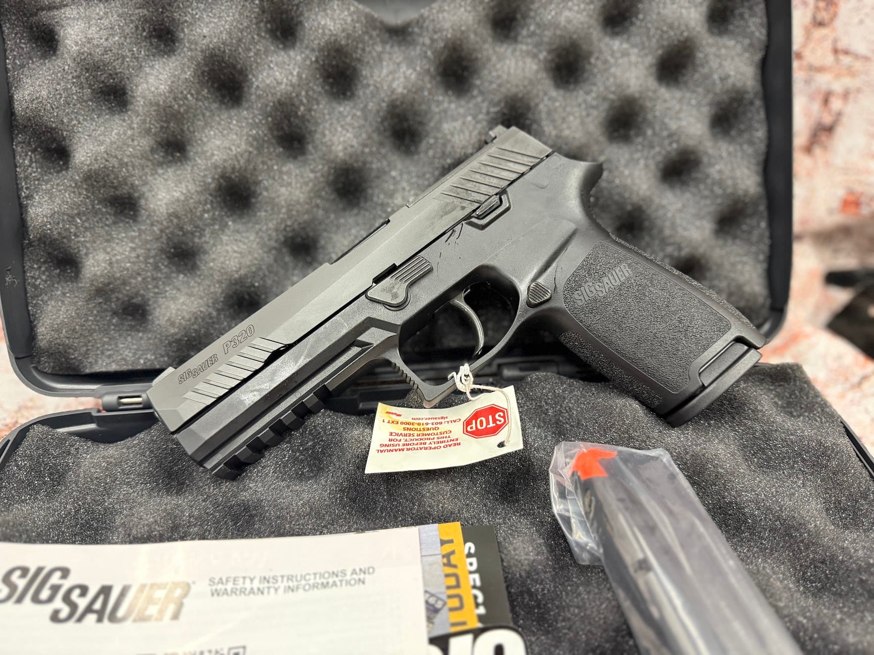 Sig Sauer P320 Full Nitron 9mm 4.7" Barrel 17-Rounds Optics Ready