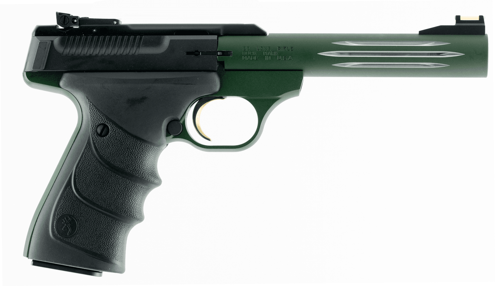 Browning Buck Mark Lite Green / Black .22 LR 5.5" Barrel 10-Rounds