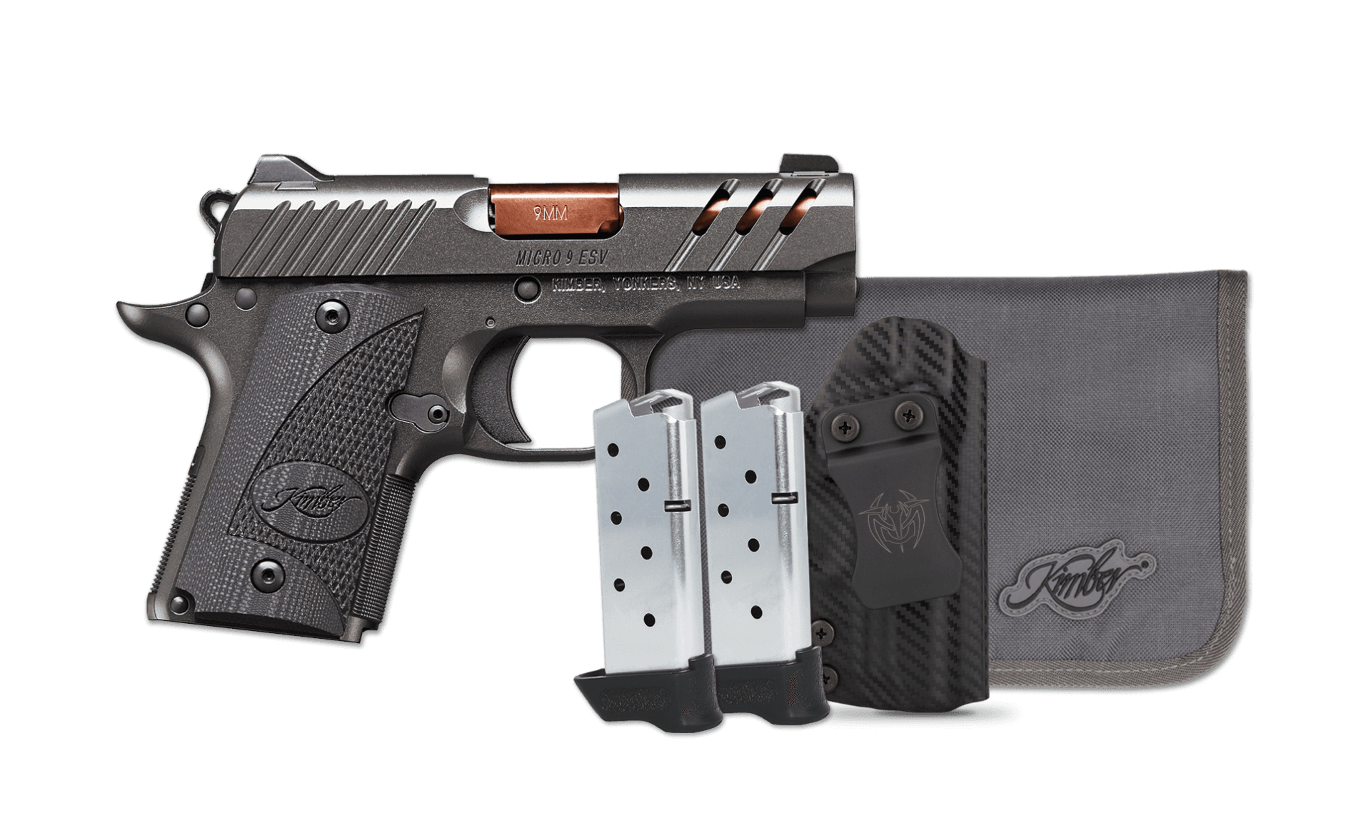 Kimber Mfg, Inc Micro 9 Bundle 9mm Luger Pistol 7+1 3.15"