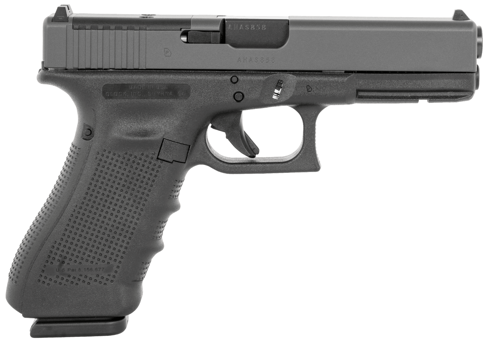 Glock 17 Gen4 MOS 9mm 4.49" Barrel 17-Rounds USA Made