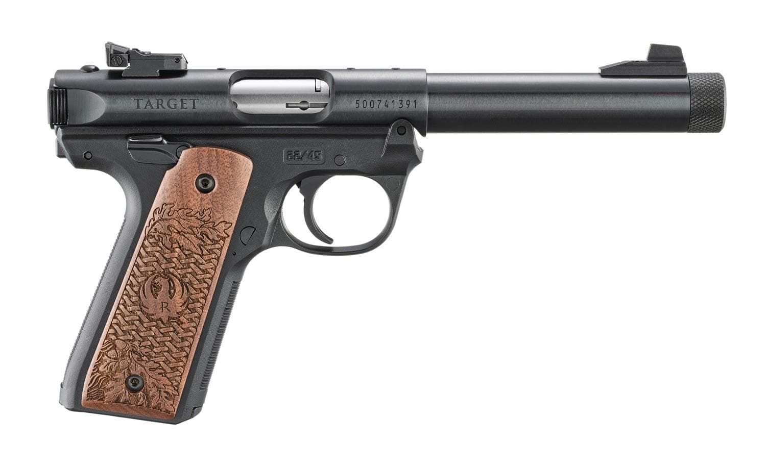 Ruger Mark IV 22/45 Collector's Series Black / Engraved Walnut .22 LR 5.5" Barrel 10-Rounds