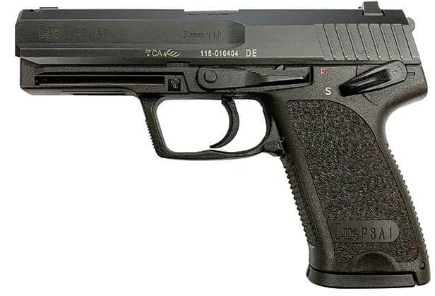 Heckler and Koch P8A1 9mm 4.25" Barrel 15-Rounds Limited Run