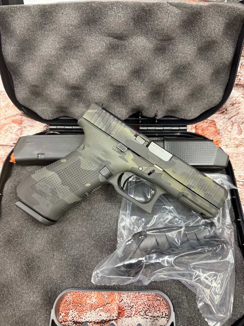 GLOCK 45 GEN 5 MOS BLACK MULTICAM FS 9MM PISTOL FXD 5.5lb 3-17RD MAGS