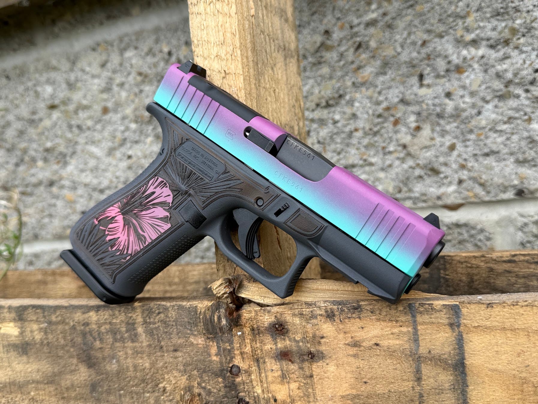 GLOCK 43X TACTICAL ALOHA MOS FS 9MM PISTOL 3.39" FXD 5.5lb 2-10RD MAGS
