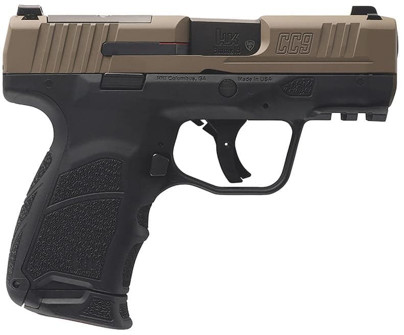 Heckler and Koch CC9 Flat Dark Earth / Black 9mm 3.3" Barrel 10-Rounds