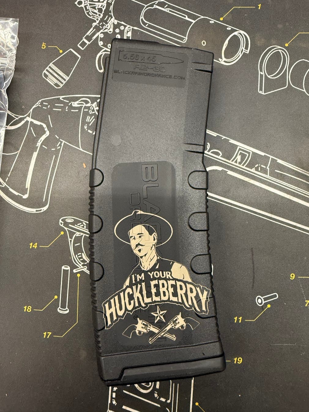 BLACK RAIN HUCKLEBERRY AR-15 30rd MAG
