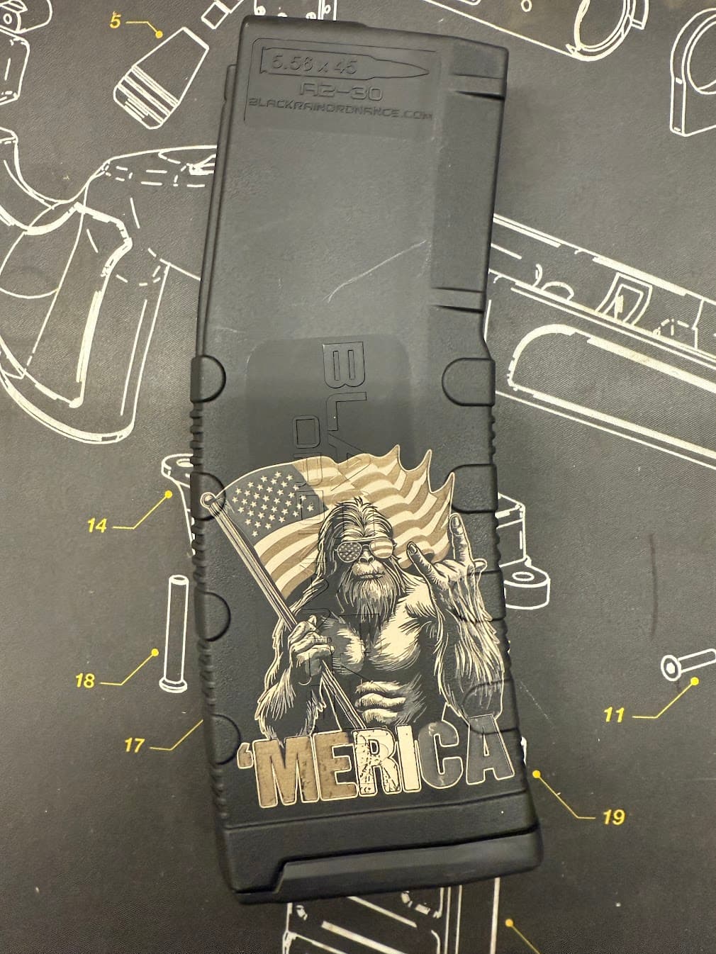 BLACK RAIN SASQUATCH AR-15 MAG 30rds
