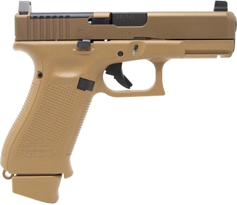 Glock 19X Coyote Tan 9mm 4.52" Barrel 17/19-Rounds w/ Ameriglo Tall Sights