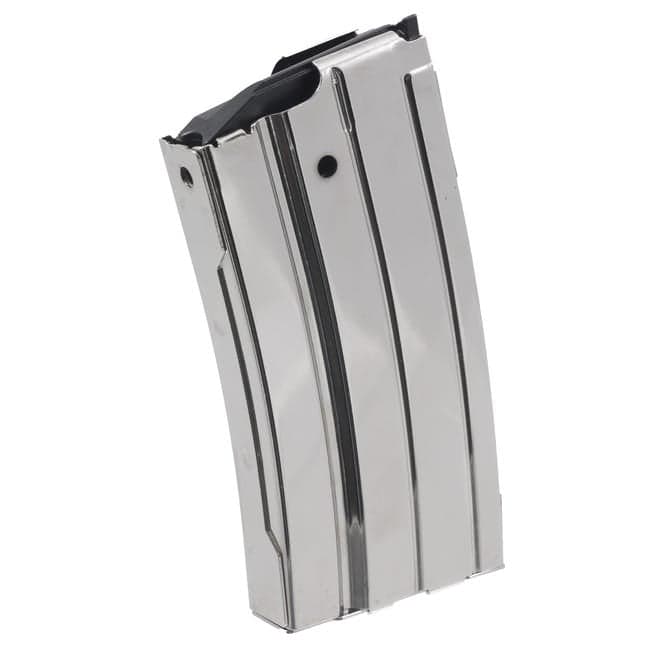 Ruger Mini-14 Magazine Polished Nickel .223 Rem 20-Rounds