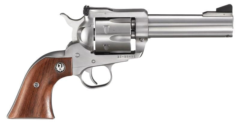Ruger Blackhawk Stainless .357 Mag 4.63" Barrel 6-Rounds Hardwood Grip