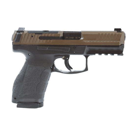 HK VP9A1 K 4.09" 9MM O.R. (2)15rd Pistol, Midnight Bronze