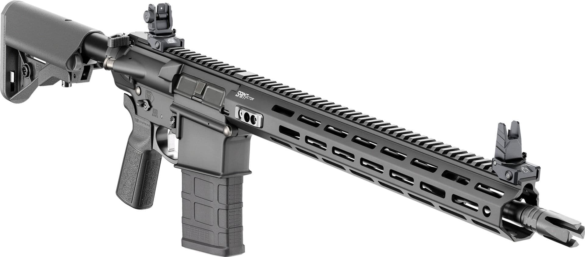 Springfield Saint Victor V2 .308 NATO 16" MLOK B5 AR-10 Rifle, Black - STV916308B-V2-B5