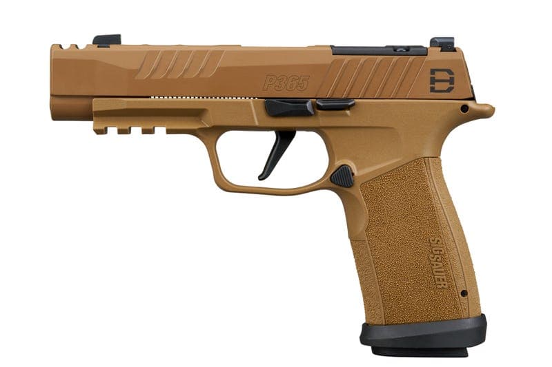 Sig Sauer P365 DH3 Coyote Brown 9mm 3.7" Barrel 17/21-Rounds 2 Mags